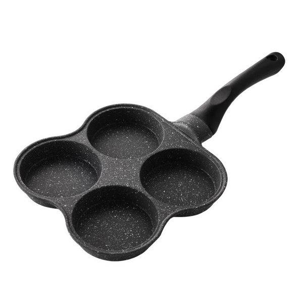

pans 4 hole frying pot thickened omelet pan non-stick egg pancake steak cooking ham breakfast maker