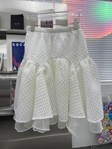 

women fashion solid color puffy skirt 0416 skirts, Black