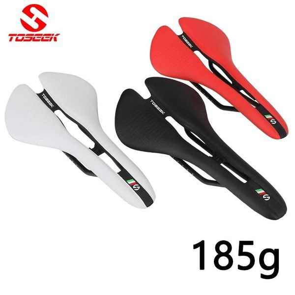 

bike saddles mtb road ultralight bicycle saddle hollow ergonomic design cr-mo racing seat 185g riding