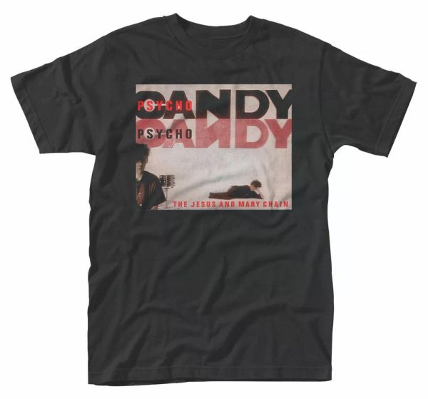 

official the jesus & mary chain t shirt psychocandy black mens classic rock new, White;black