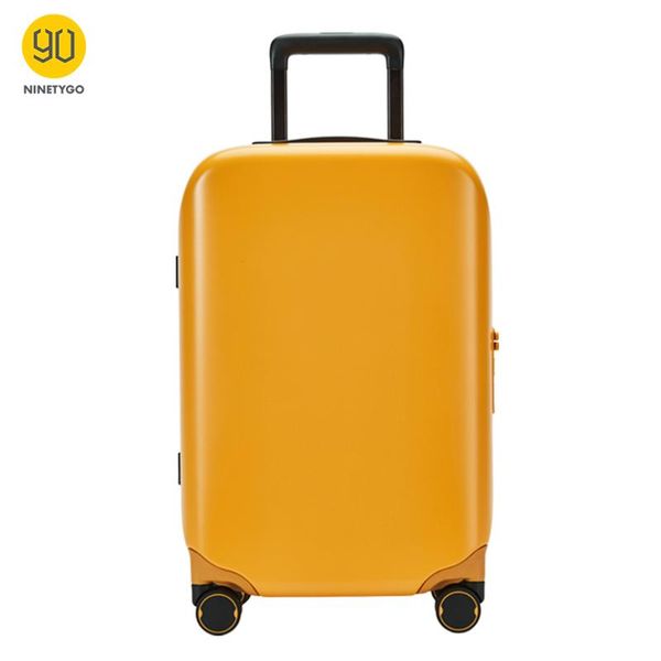 

suitcases ninetygo 90fun iceland luggage 20 24 inch wear-resistant universal wheel fasion color nordic minimalist style zipper women man