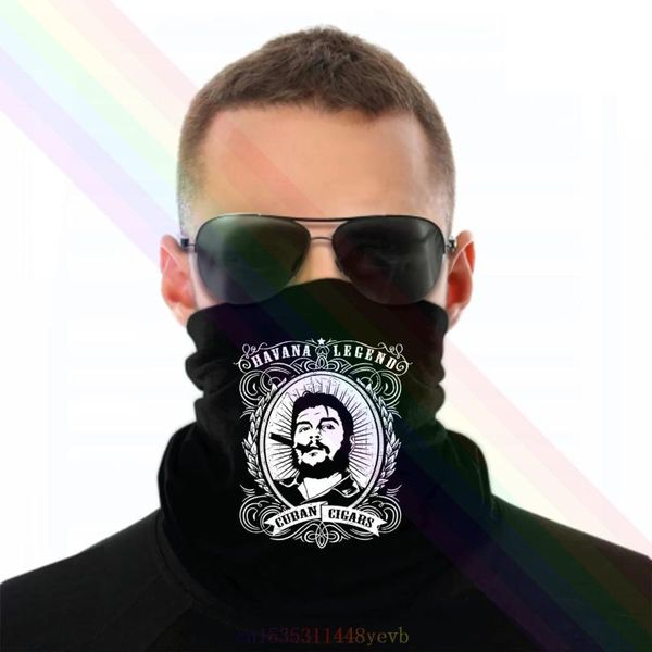 

scarves havana che guevara cigars smoke rebellion headband scarf bandana neck warmer unisex, Blue;gray