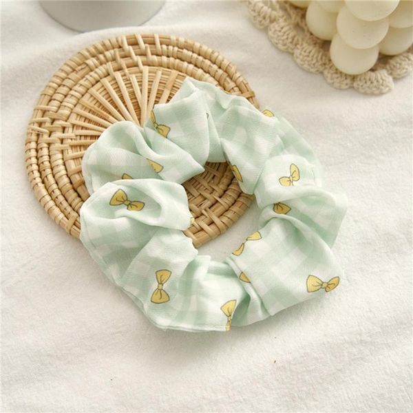 

hair accessories women silky fabric elastic bands ponytail rope gift