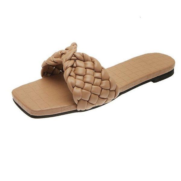 

slippers beach sandals casual flip flops women shoes fashion snake print braided flat set foot vacation charm open-toe bb1c, Black