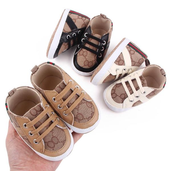 

first walkers 0-1 years old leisure baby shoes color matching soft toddler