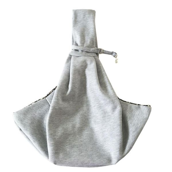 

cotton gray color pet sling dog cat carrier bag by cpam for car seat covers