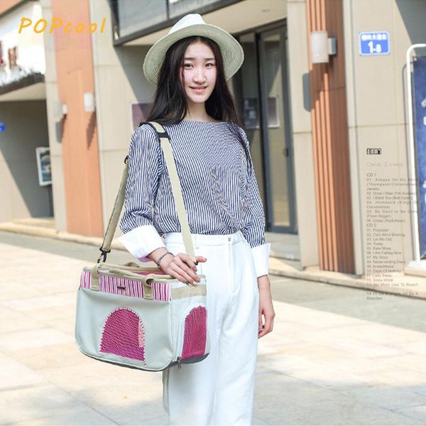 

dog car seat covers portable pet travel bag carrier cats dogs kennel breathable cat shoulder straps products for pets