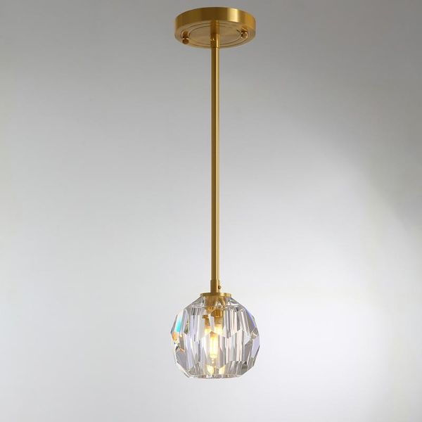 

pendant lamps lighting dining room crystal light globe color cord 3 black iron pipe living decoration lamparas de techo avizeler