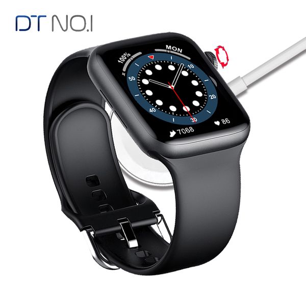 

dt no.1 dt100 pro bluetooth smartwatch infinite screen heart rate monitor watch face make answer call iwo 16 pk w26pro hw22