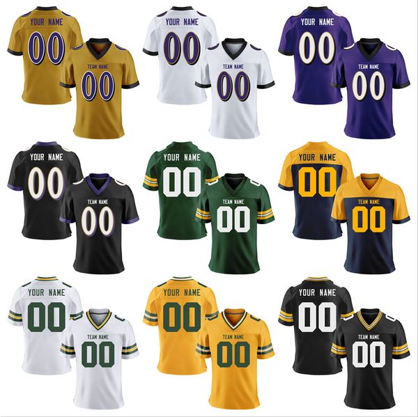 

fashion customized football jersey full sublimation team name/number breathable soft cool sportswear for men/women/youth rugby training clot, Black