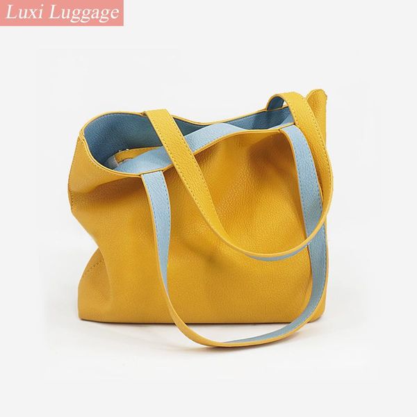 

evening bags luxury fashion ladies handbag 2021 large capacity shoulder bag versatile double-sided tote underarm