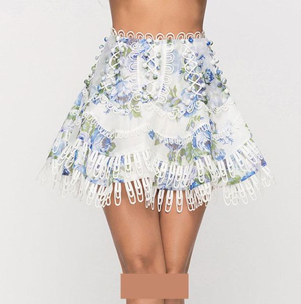 

skirts 2021 summer waist holiday beach a-line mini skirt, Black