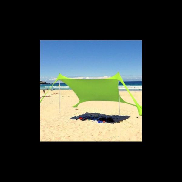 

tents and shelters family beach sunshade lightweight sun shade tent with sandbag anchors 4 pegs upf50 uv large portable canopy drop shi