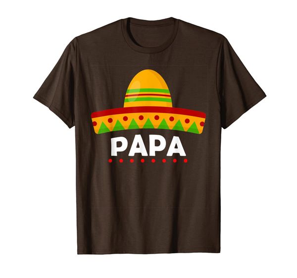 

papa sombrero fiesta mexican party | funny cinco de mayo t-shirt, White;black