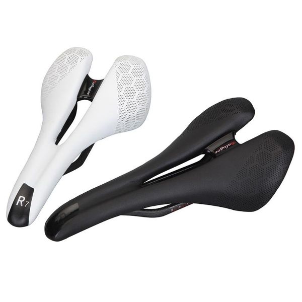 

bike saddles balugoe r7 pu+carbon fiber saddle road mtb mountain bicycle for man cycling trail comfort races seat part