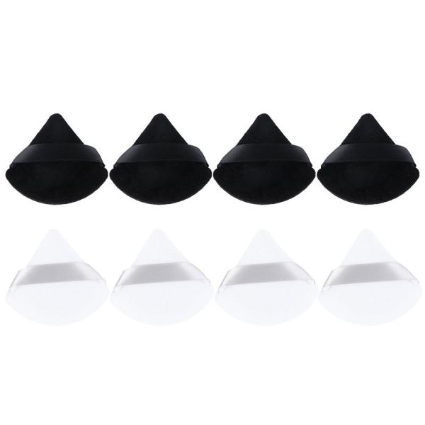 

sponges, applicators & cotton 8pcs pure makeup powder puff face triangle cosmetic