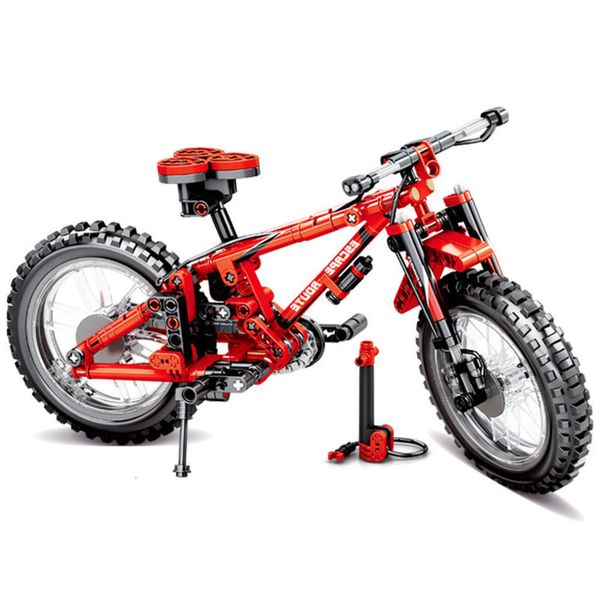 

assembled toys senbao 703302 mountain bike small block compatible with lego diy