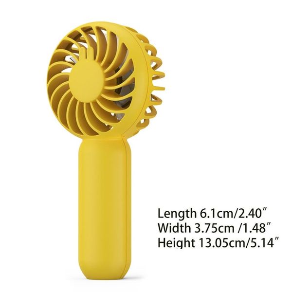 

electric fans mini usb handheld fan portable 3 speed personal small pocket quiet for home bedroom office car outdoor dropship
