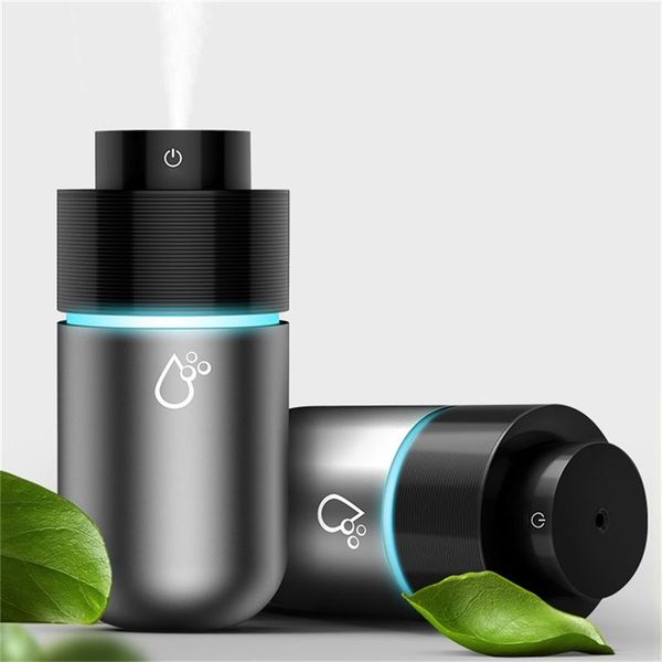 

essential oils diffusers kq-13 mini portable 200ml car ultrasonic air purifier usb charging oil mute diffuser 7 colors night li