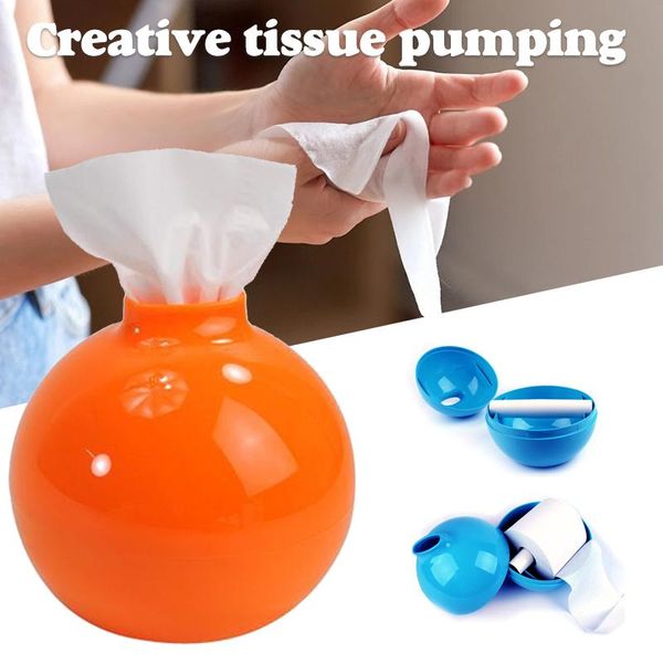 

tissue boxes & napkins bomb shape rolling paper dispenser box creative toilet holder for bathroom living room rangement
