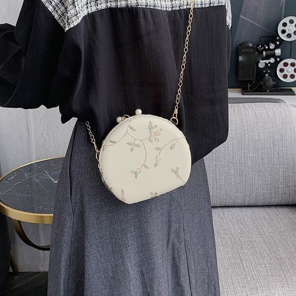 

waist bags lace shoulder bag peach heart women 2021 embroidery handbag portable girl diagonal heart-shaped chain for