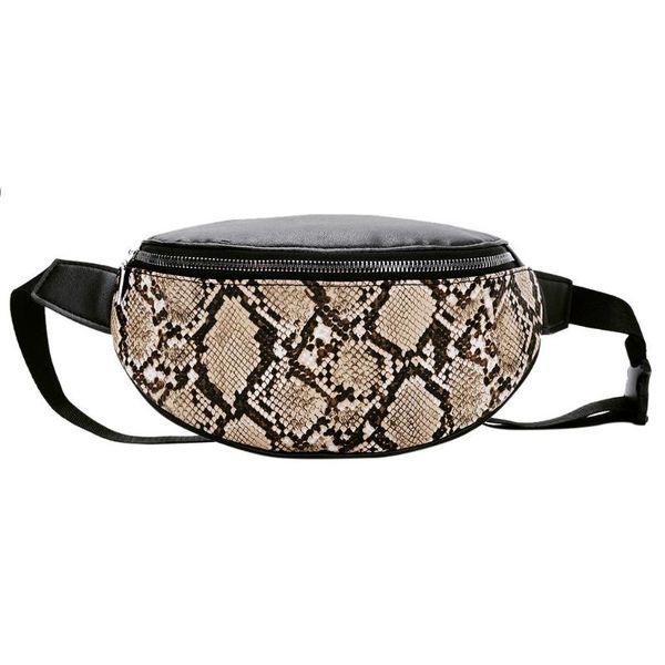 

woman bag fashion outdoor serpentine zipper messenger sports chest waist heuptas dames belly bags for women bolsa cintura