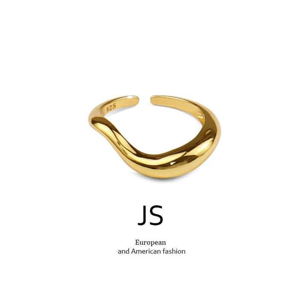 

wedding rings korean cold wind are versatile, and girls' jewelry is, Slivery;golden