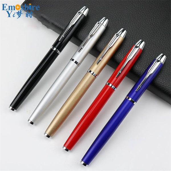 

ballpoint pens emoshire metal pen office & school supplies stylus pencils writing roller ball point nice gift p416, Blue;orange