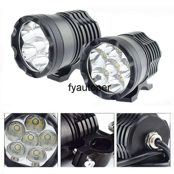 Fari ausiliari moto led moto fendinebbia faretti faro 6000K bianco moto lampada da lavoro accessori auto DRL auto impermeabile