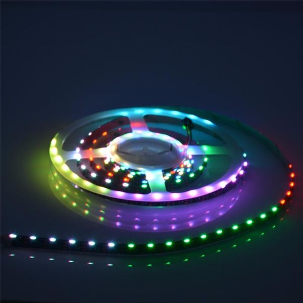 

[seven neon]high bright dc5v 60leds/m ws28121 ic addressable dreaming digital light colorful smd 020 side emmiting led strip strips