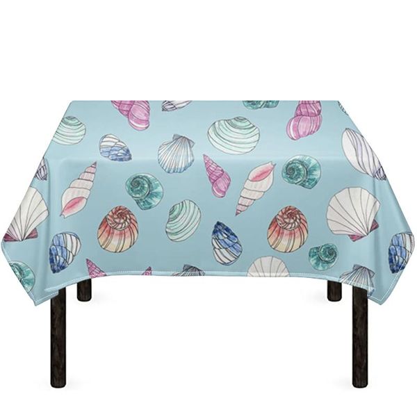 

table cloth conch shell pattern pluxury cover for home wedding banquet party cloths furniture tablecloth