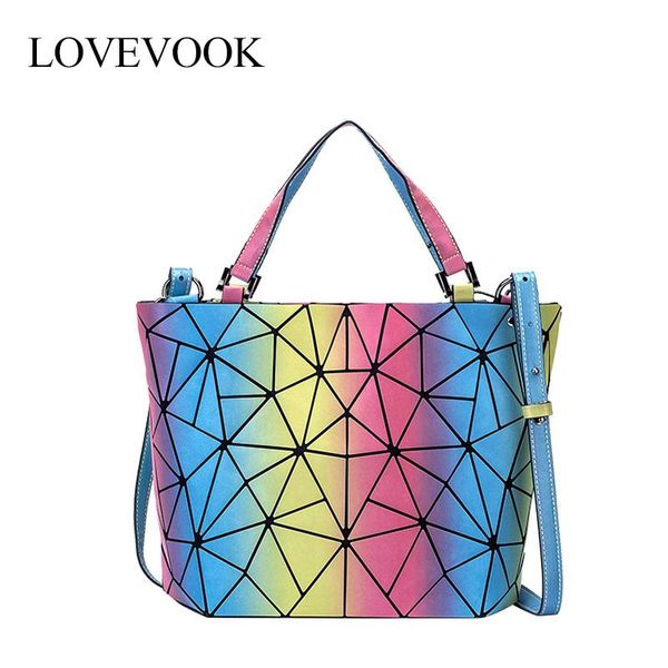 

women handbags crossbody bags for 2021 geometric luminous bag luxury shoulder female tote holographic cross body