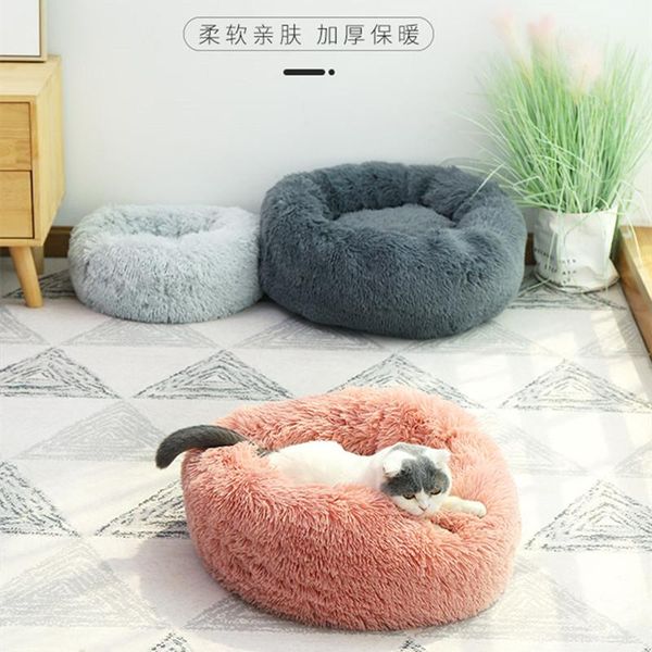 

coral fleece cat litter warm plush nest kennel dogs pet four seasons universal soft cushion supplies beds & furniture