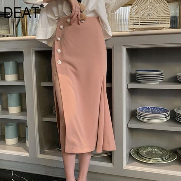 

skirts deat 2021 spring and summer fashion high waist women half body skirt pearl beaded tight bottoms wf75811l stocks, Black