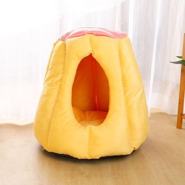 

cat beds & furniture litter four seasons general kennel semi-enclosed house warm villa summer cool removable and washable lounger