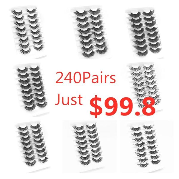

false eyelashes wholesales 5d mink lashes natural dramatic fluffy soft wispy volume cross reusable eyelash makeup