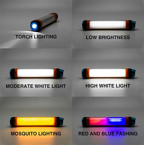 2021 Illuminazione esterna Impermeabile 3000 High Lumen USB Torce tattiche ricaricabili Torcia a LED portatile più potente