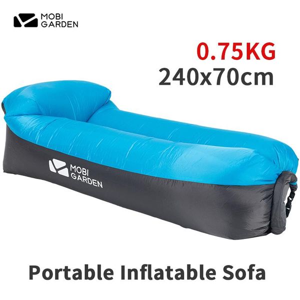 

outdoor pads mobi garden camping inflatable sofa bed foldable portable waterproof lounger beach park air