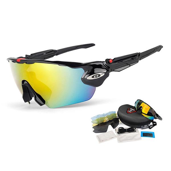 

outdoor eyewear cycling sunglasses uv400 glasses polarized bicycle goggles cool for fishing anti-glare driving sports 5 len