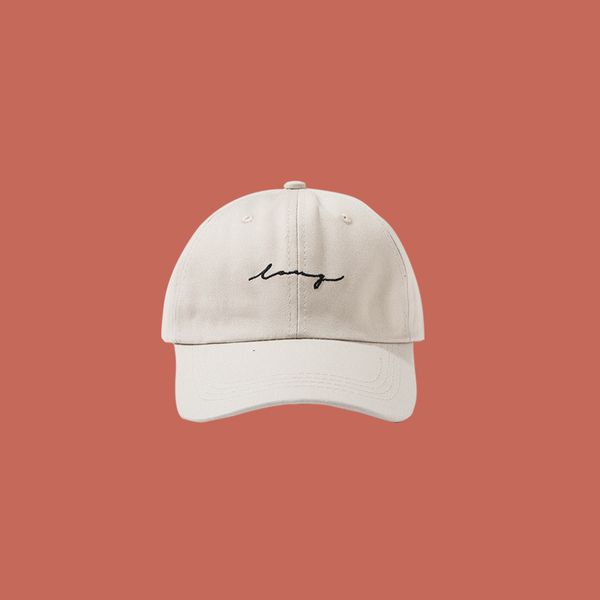 

ins simple casual cap for men women, Black;white