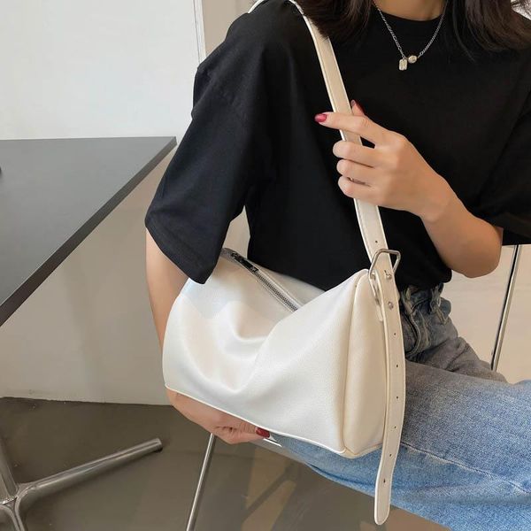 

evening bags simple solid color pu leather bucket crossbody for women 2021 summer luxury fashion shoulder handbags and purses green