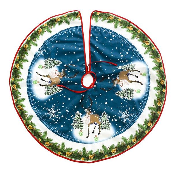 

christmas decorations 36 inch tree decor snowflake white skirt for xmas gift 2021 high quality
