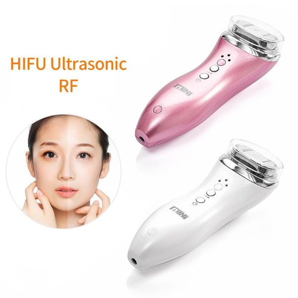 

cleaning mini hifu ultrasonic facial skin care face lifting rf radio frequency rejuvenation removal tightening therapy