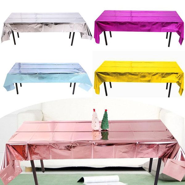 

table cloth aluminum foil fashion home decor multicolor christmas decoration glossy dining covers creative tablecloths