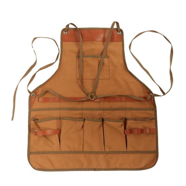 

aprons canvas adjustable hanging bag apron multifunctional tool storage hardware utility pocket