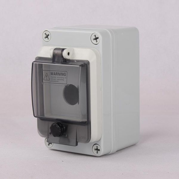 

smart home control abs waterproof button box with protection window hood switch ip67