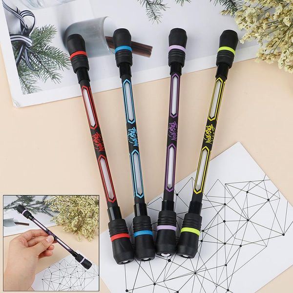 

gel pens 1pc spinning pen creative random flash rotating gaming student gift toy release pressure comfortable penspinning