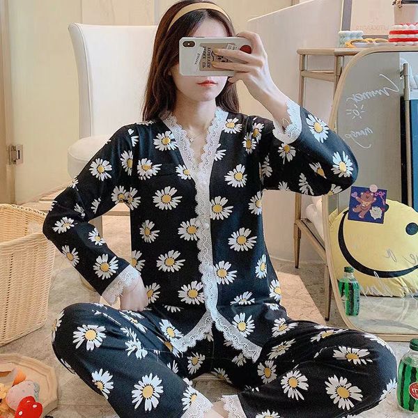 

20212 pieces of winter ladies warm soft pajamas women velvet pajamas set long sleeve pajamas girls sweet ladies, Black;red