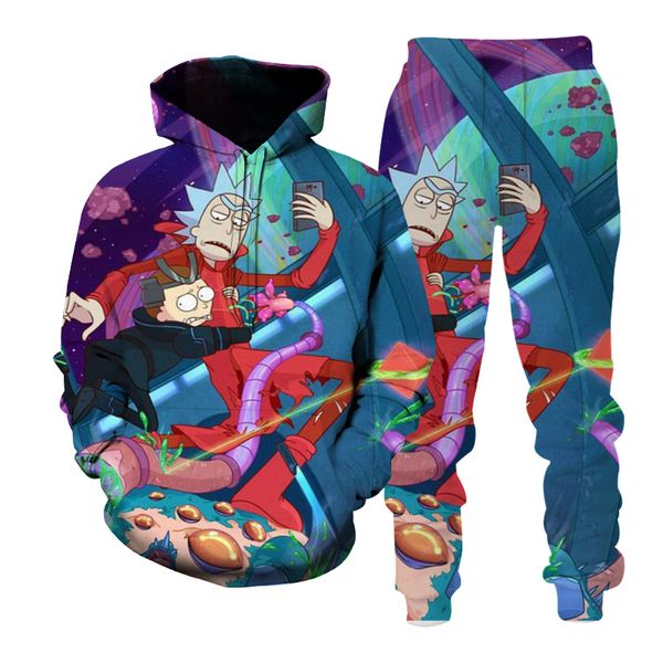 

high street men are long-sleeved suits, long-sleeved hoodies with trousers, comfortable and fashionable, breathable and warm, daily leisure, Gray