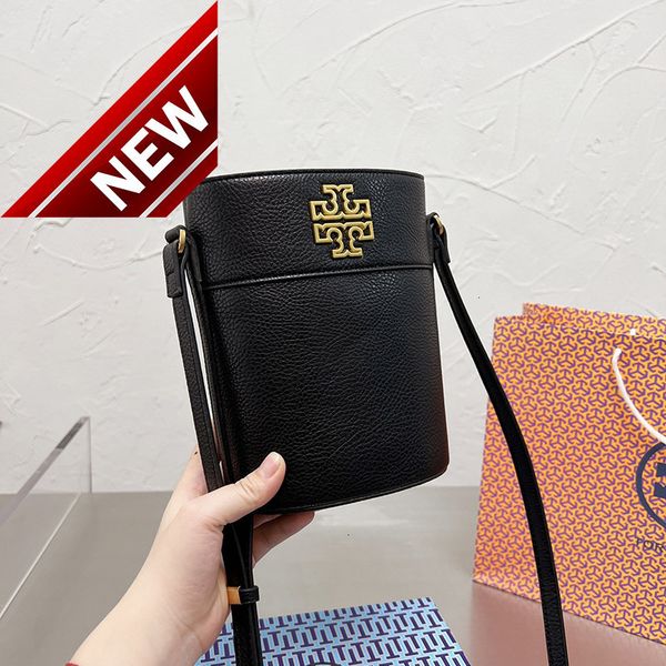 

2022 new tb aolai women's litchi pattern britten bucket single shoulder messenger small square bag